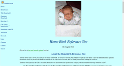 Desktop Screenshot of homebirth.org.uk